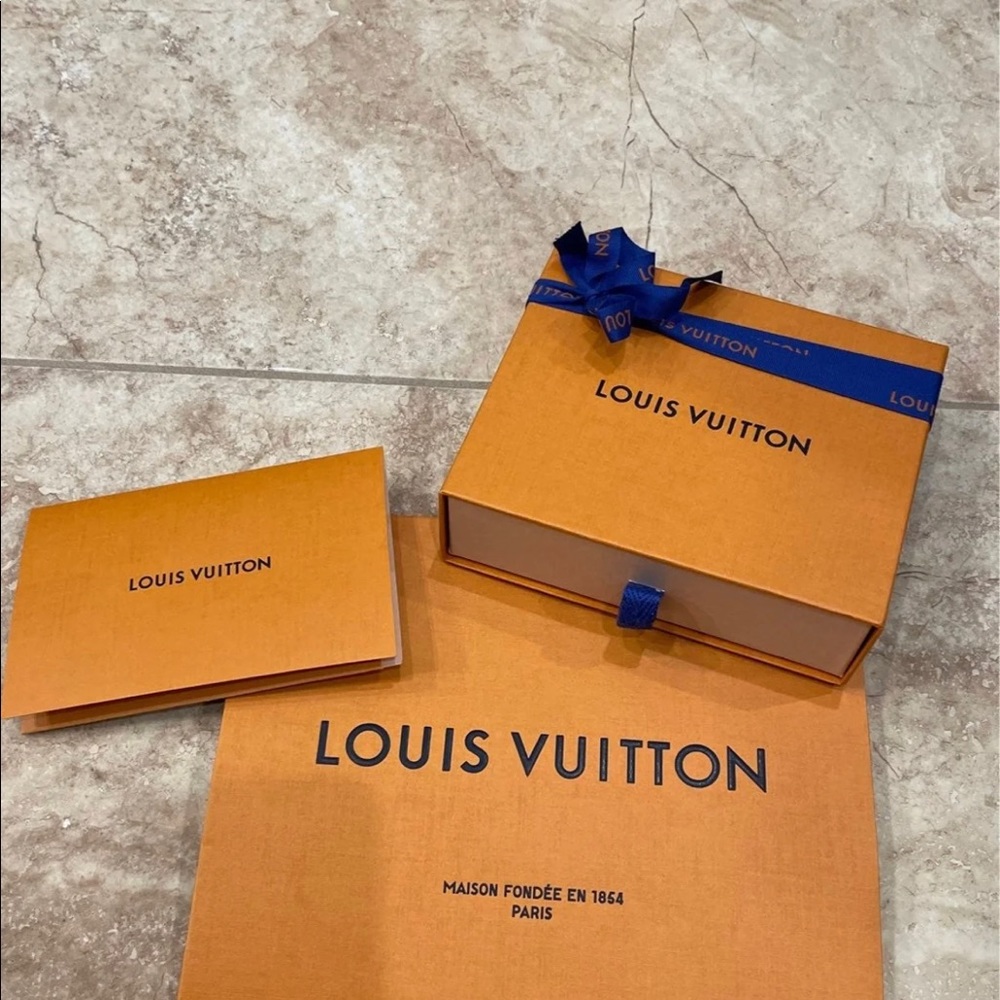 Lv box and shopping bag